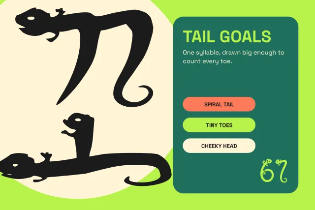 Mabem Gecko font single large Hangul glyph close-up